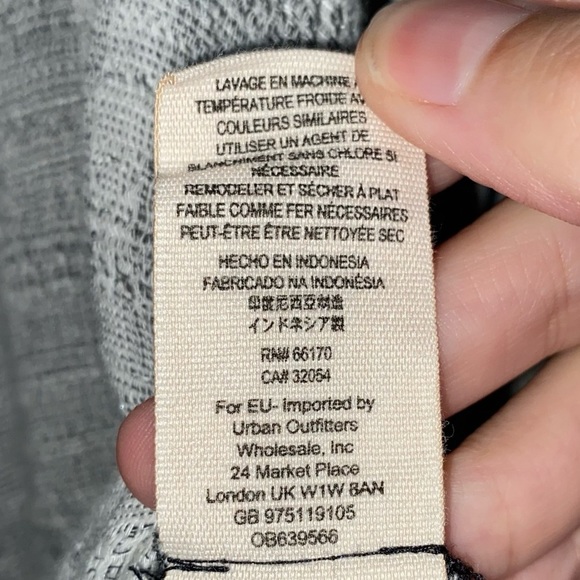 Free People Light Gray Button-Up Blouse - Picture 13 of 13